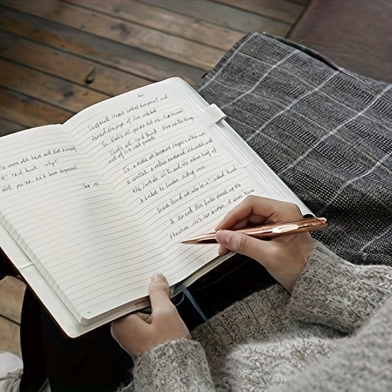Carnet de note A5 Personnalisé en Cuir Véritable – Cahier de 185 Pages
