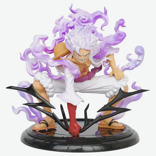 Figurine Monkey D. Luffy Gear 5 – One Piece – 21 cm – PVC de Haute Qualité – Édition Collector Anime Manga
