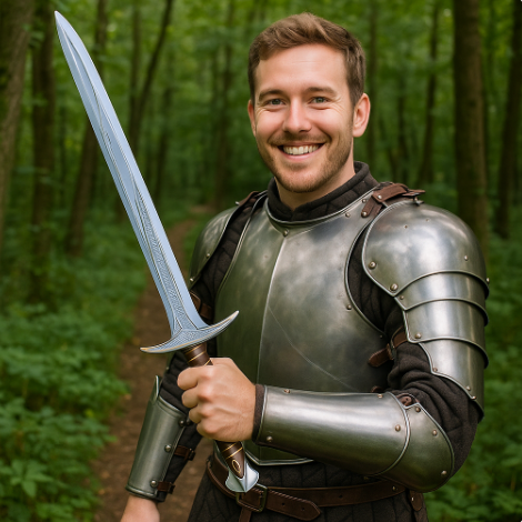 Épée Hobbit – Réplique de l'épée de Bilbon – Cosplay réaliste – Lame sécurisée avec revêtement Caoutchouc et Noyau en Fibre de Verre – épée de Pirate - Seigneur des Anneaux