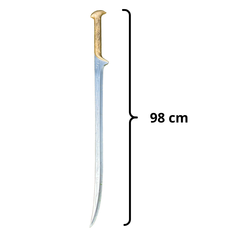 Épée elfique du Roi Thranduil – Réplique inspirée du Seigneur des Anneaux – Accessoire Cosplay en Mousse renforcée – Finitions dorées et Motifs elfiques – Idéale GN et Collection - épée de Pirate
