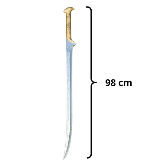 Épée elfique du Roi Thranduil – Réplique inspirée du Seigneur des Anneaux – Accessoire Cosplay en Mousse renforcée – Finitions dorées et Motifs elfiques – Idéale GN et Collection - épée de Pirate