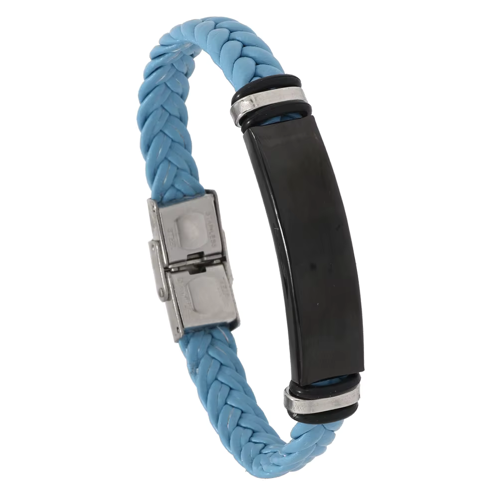 Bracelet personnalisé avec prénom ou message personnalisé - homme ou femme